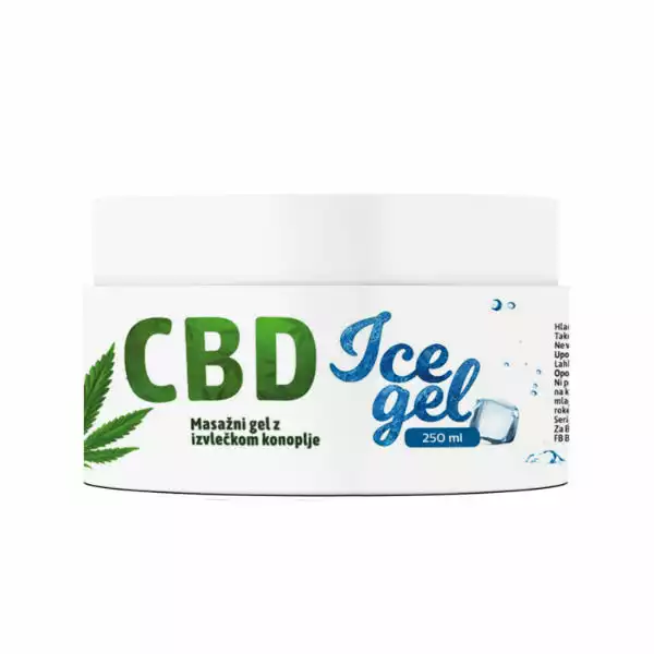 CBD Ice gel, hladilni gel za mišice in sklepe, 250 ml