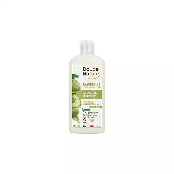 Naravni šampon za normalne lase, mandelj, 250 ml