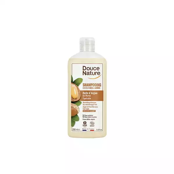 Naravni šampon za suhe lase, argan, 250 ml